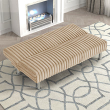 Load image into Gallery viewer, Hinwil Futon Sofa Bed Pink, Beige Grey, & Black