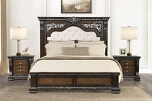 Load image into Gallery viewer, Promenade Bed Dark Brown & White