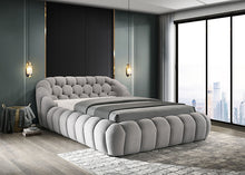 Load image into Gallery viewer, Newquay Bed Black, White, & Gray