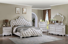 Load image into Gallery viewer, Ventresca Bed White & Chrome
