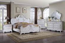 Load image into Gallery viewer, Roselli E.King & Queen Bed White & Chrome
