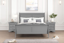 Load image into Gallery viewer, Louis Philippe Full, Twin, Full, & King Bed Black, Grey, Brown & White