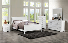 Load image into Gallery viewer, Louis Philippe Bed Black, White, & Cherry