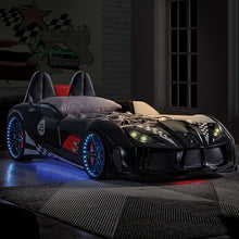 Load image into Gallery viewer, Trackster Bed White, Red,, Black, & Blue