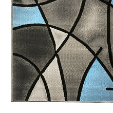 Load image into Gallery viewer, Sivas Charcoal Blue 5' X 8' Area Rug