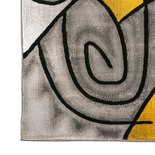 Load image into Gallery viewer, Sivas Charcoal Yellow 5' X 8' Area Rug