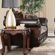 Load image into Gallery viewer, JAMAEL Brown/Espresso Love Seat
