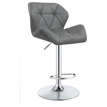 Load image into Gallery viewer, Berrington Adjustable Bar Stools Chrome and Grey (Set of 2) image
