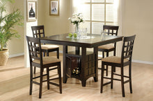 Load image into Gallery viewer, Gabriel 5-piece Square Counter Height Dining Set Cappuccino image
