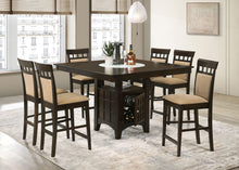 Load image into Gallery viewer, Gabriel 5-piece Square Counter Height Dining Set Cappuccino
