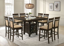 Load image into Gallery viewer, Gabriel 5-piece Square Counter Height Dining Set Cappuccino
