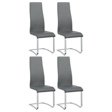 Load image into Gallery viewer, Montclair Upholstered High Back Side Chairs Grey and Chrome (Set of 4) image
