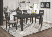 Load image into Gallery viewer, Dalila 5-piece Rectangular Dining Set Grey and Dark Grey image
