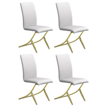 Load image into Gallery viewer, Carmelia Upholstered Side Chairs White (Set of 4) image
