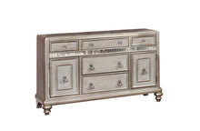 Load image into Gallery viewer, Bling Game 5-drawer Dining Server Metallic Platinum image
