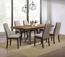 Load image into Gallery viewer, Spring Creek Dining Table with Extension Leaf Natural Walnut
