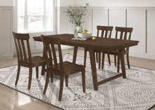 Load image into Gallery viewer, Reynolds Rectangular Dining Table Set Brown Oak image
