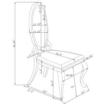 Load image into Gallery viewer, Antoine Rectangular Glass Top Dining Set Chrome
