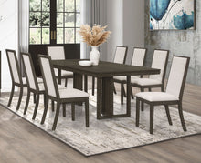 Load image into Gallery viewer, Kelly Rectangular Dining Table Set Beige and Dark Grey
