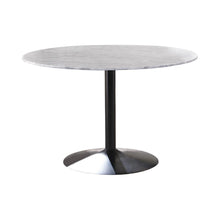Load image into Gallery viewer, Bartole Round Dining Table White and Matte Black
