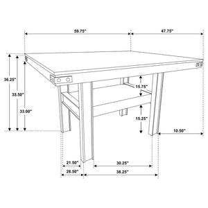 Patterson 5 Pc Counter Height Dining Set