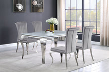 Load image into Gallery viewer, Carone 5-piece 61&quot; Rectangular Dining Set
