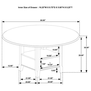 Twyla 5 Pc Dining Set