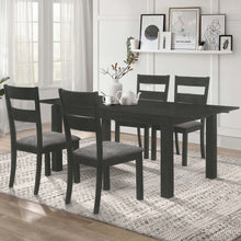 Load image into Gallery viewer, Jakob Rectangular Dining Set Grey and Black image
