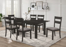 Load image into Gallery viewer, Jakob Rectangular Dining Set Grey and Black
