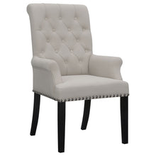 Load image into Gallery viewer, Alana Upholstered Tufted Arm Chair with Nailhead Trim
