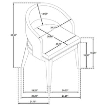 Load image into Gallery viewer, Leandro Dining Arm Chair
