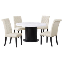 Load image into Gallery viewer, Sherry Rectangular Marble Top Dining Table set
