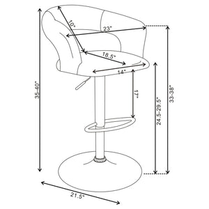 Barraza Adjustable Bar Stool