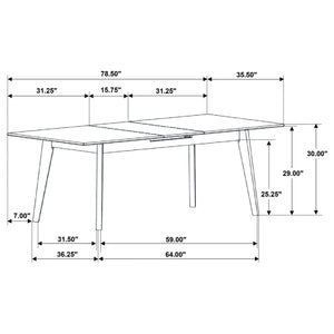 Crestmont 5 Pc Dining Set