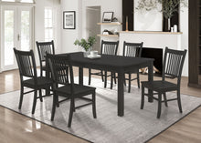 Load image into Gallery viewer, Marbrisa Rectangular Dining Table Set Matte Black
