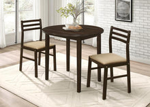 Load image into Gallery viewer, Bucknell 3-piece Dining Set with Drop Leaf Cappuccino and Tan image
