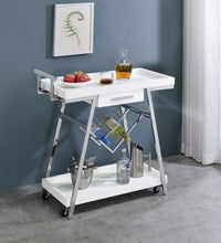 Load image into Gallery viewer, Kinney 2-tier Bar Cart with Storage Drawer image
