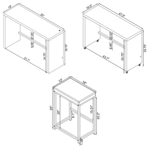 Davista 4 Pc Counter Height Dining Set