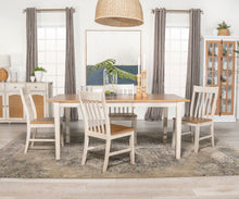 Load image into Gallery viewer, Kirby Dining Set Natural and Rustic Off White image
