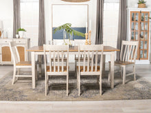 Load image into Gallery viewer, Kirby Dining Set Natural and Rustic Off White
