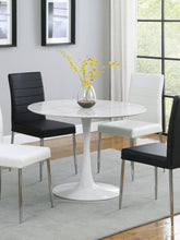 Load image into Gallery viewer, Arkell 40-inch Round Pedestal Dining Table White image
