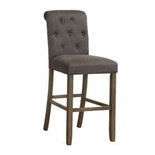 Load image into Gallery viewer, Balboa Tufted Back Bar Stools Grey and Rustic Brown (Set of 2) image
