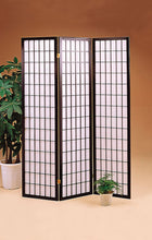 Load image into Gallery viewer, Carrie 3-panel Folding Screen Black and White
