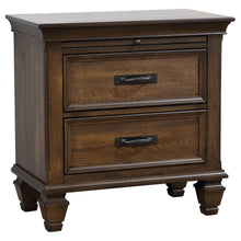 Load image into Gallery viewer, Franco 2-drawer Nightstand with Pull Out Tray Burnished Oak image
