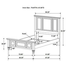 Load image into Gallery viewer, Sandy Beach 4 &amp; 5 Piece Pc Bedroom Set Cal.King &amp; E.King
