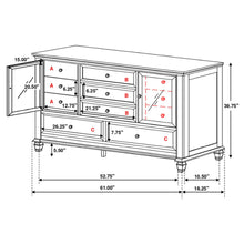 Load image into Gallery viewer, Sandy Beach 4 &amp; 5 Piece Pc Bedroom Set Cal.King &amp; E.King
