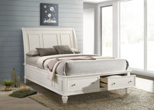 Load image into Gallery viewer, Sandy Beach Panel Platform Storage Bed
