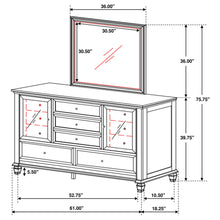 Load image into Gallery viewer, Sandy Beach Dresser With Mirror
