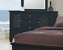 Load image into Gallery viewer, Sandy Beach 11-drawer Dresser Black image
