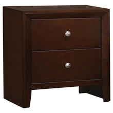 Load image into Gallery viewer, Serenity Rectangular 2-drawer Nightstand Rich Merlot image
